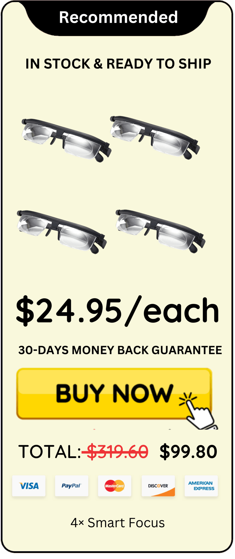 SmartFocus Glasses offer price
